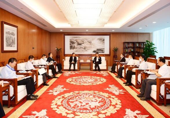 华能集团有限公司党组书记、董事长舒印彪会见国开行董事长赵欢