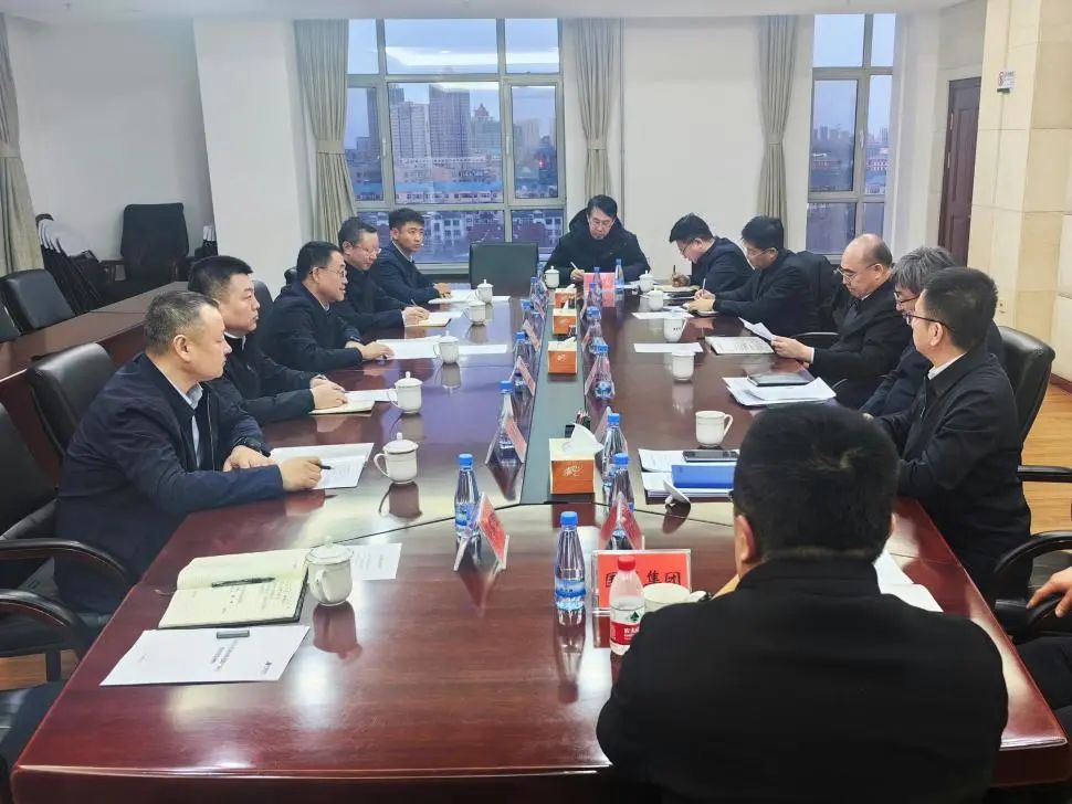华能蒙东公司党委书记李树学与大庆市委副书记、市长李岩松会谈